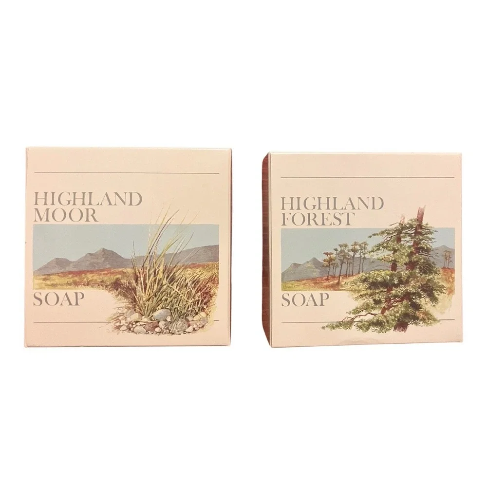 Druamor Scottish Highland Scented Soap GIFT SET OF 2 Sealed New